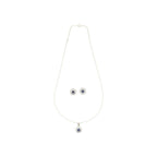 J Pearls Divin 925 Silver Pendant Set