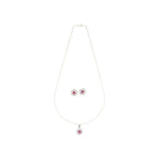 J Pearls Elinor 925 Silver Pendant Set