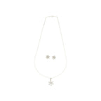 J Pearls Trellis 925 Silver Pendant Set