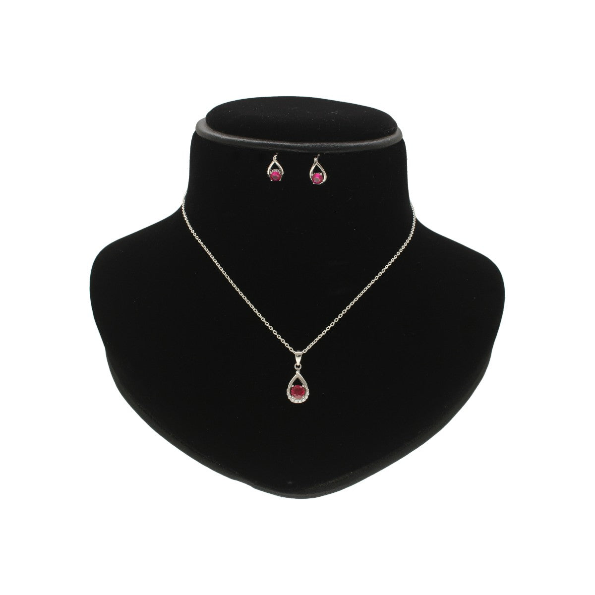J Pearls Roye 925 Silver Pendant Set