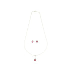 J Pearls Roye 925 Silver Pendant Set