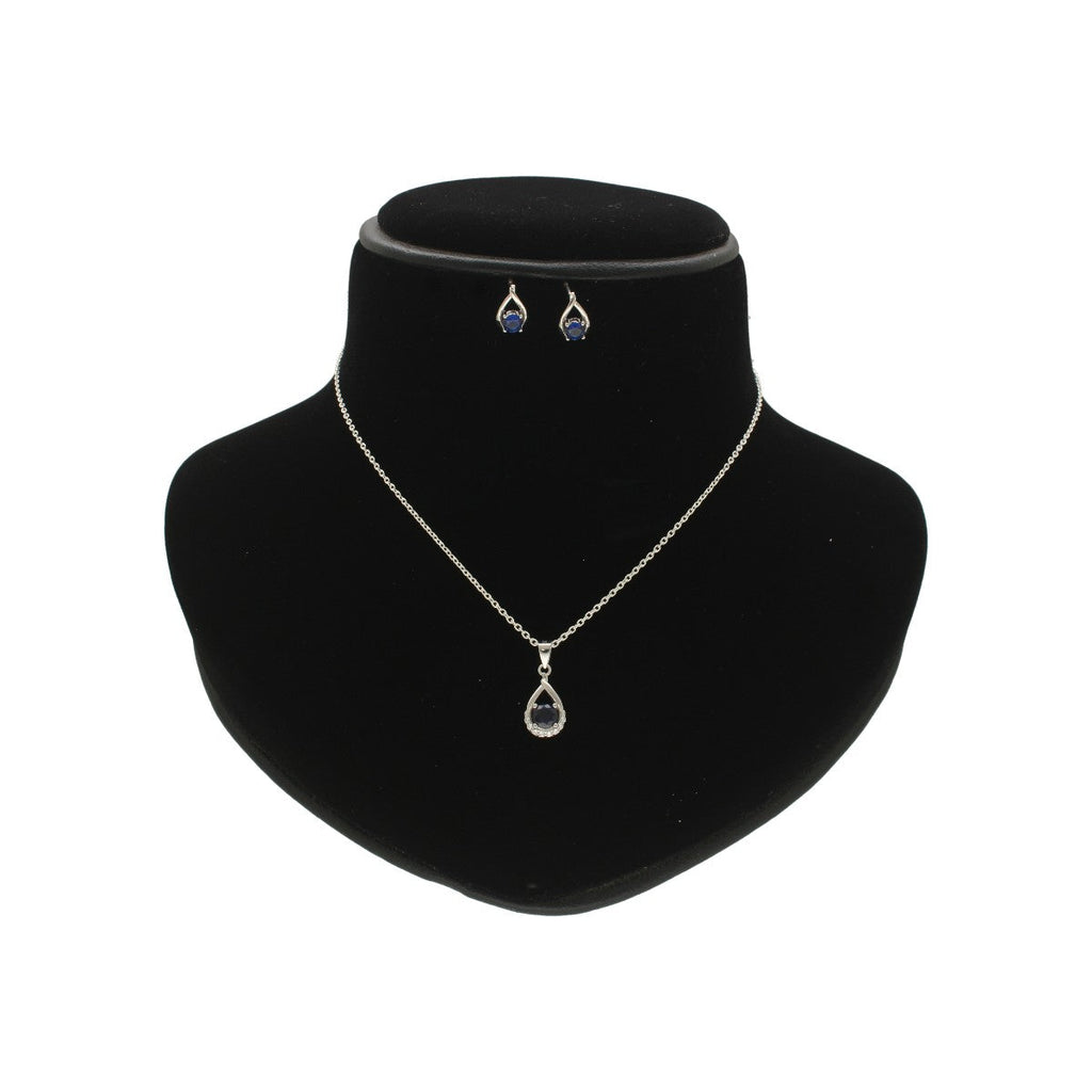 J Pearls Valerie 925 Silver Pendant Set