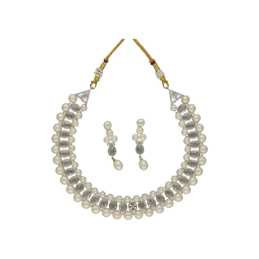 J Pearls Asra Pearl Choker Set