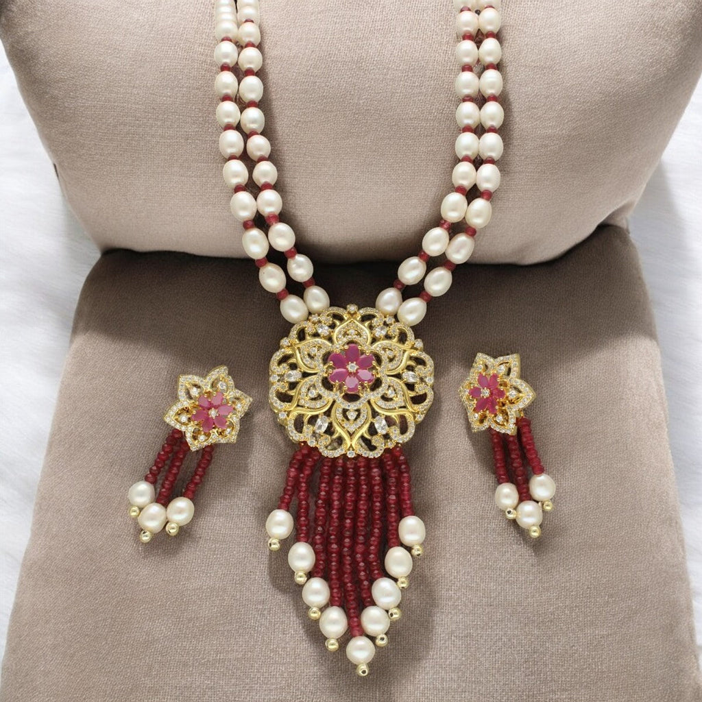 J Pearls Amolak Pearl Set