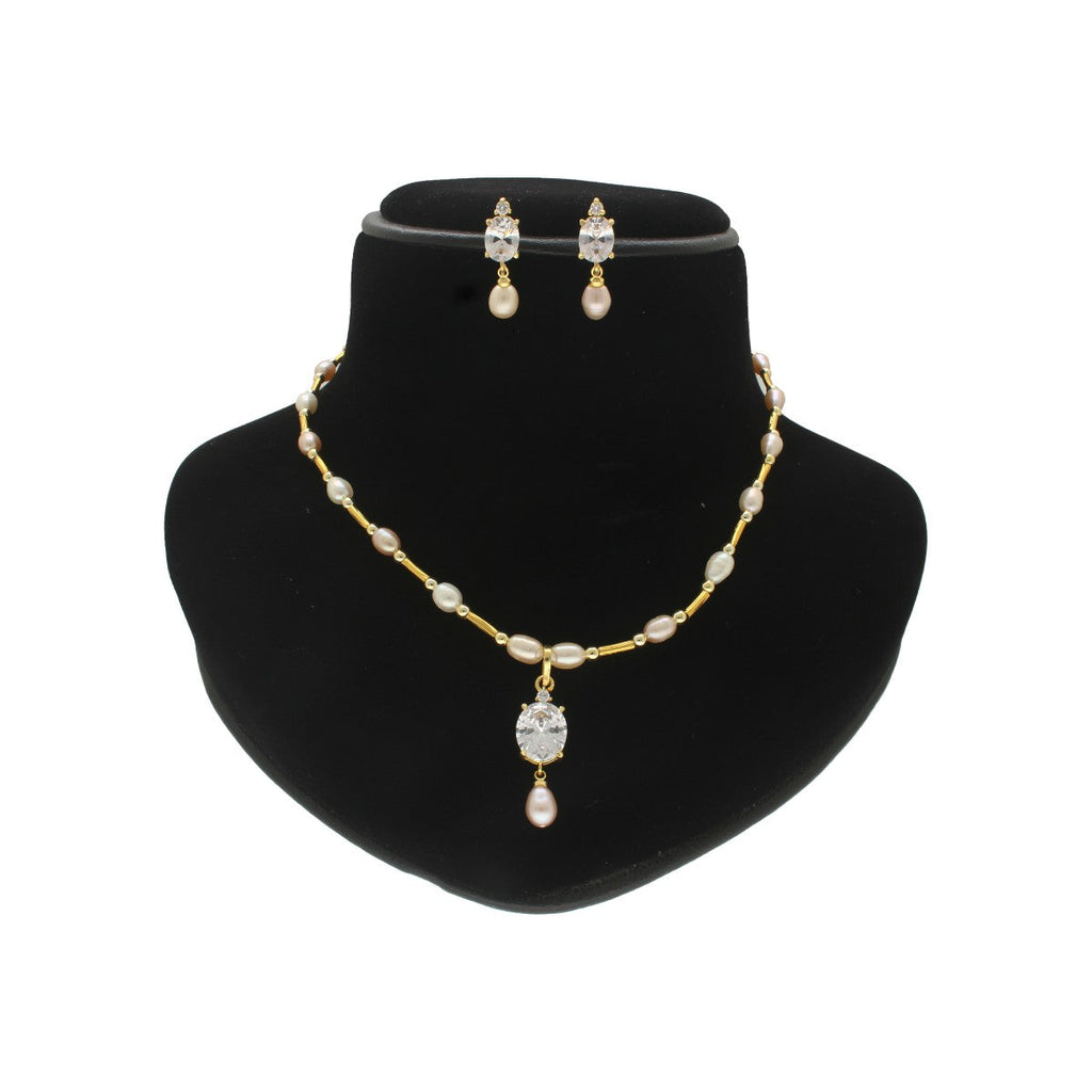 J Pearls Jeeval Pearl Pendant Set