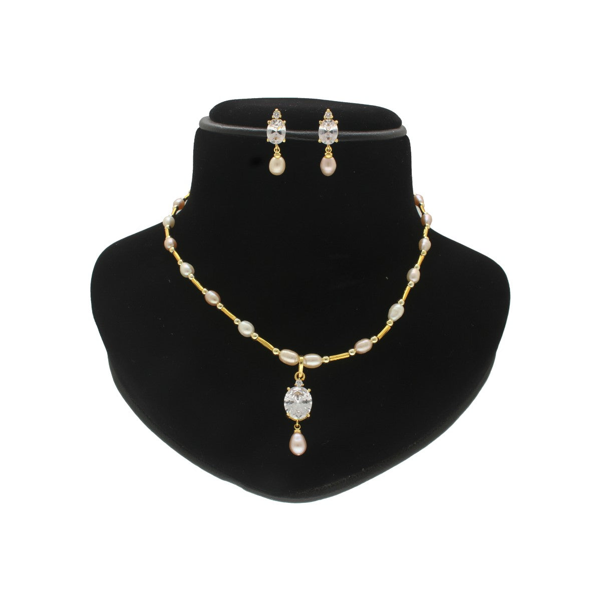 J Pearls Jeeval Pearl Pendant Set