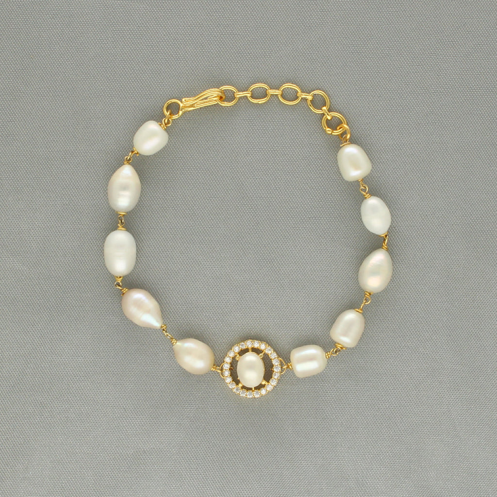 J Pearls Yasti Pearl Bracelet - Distacart