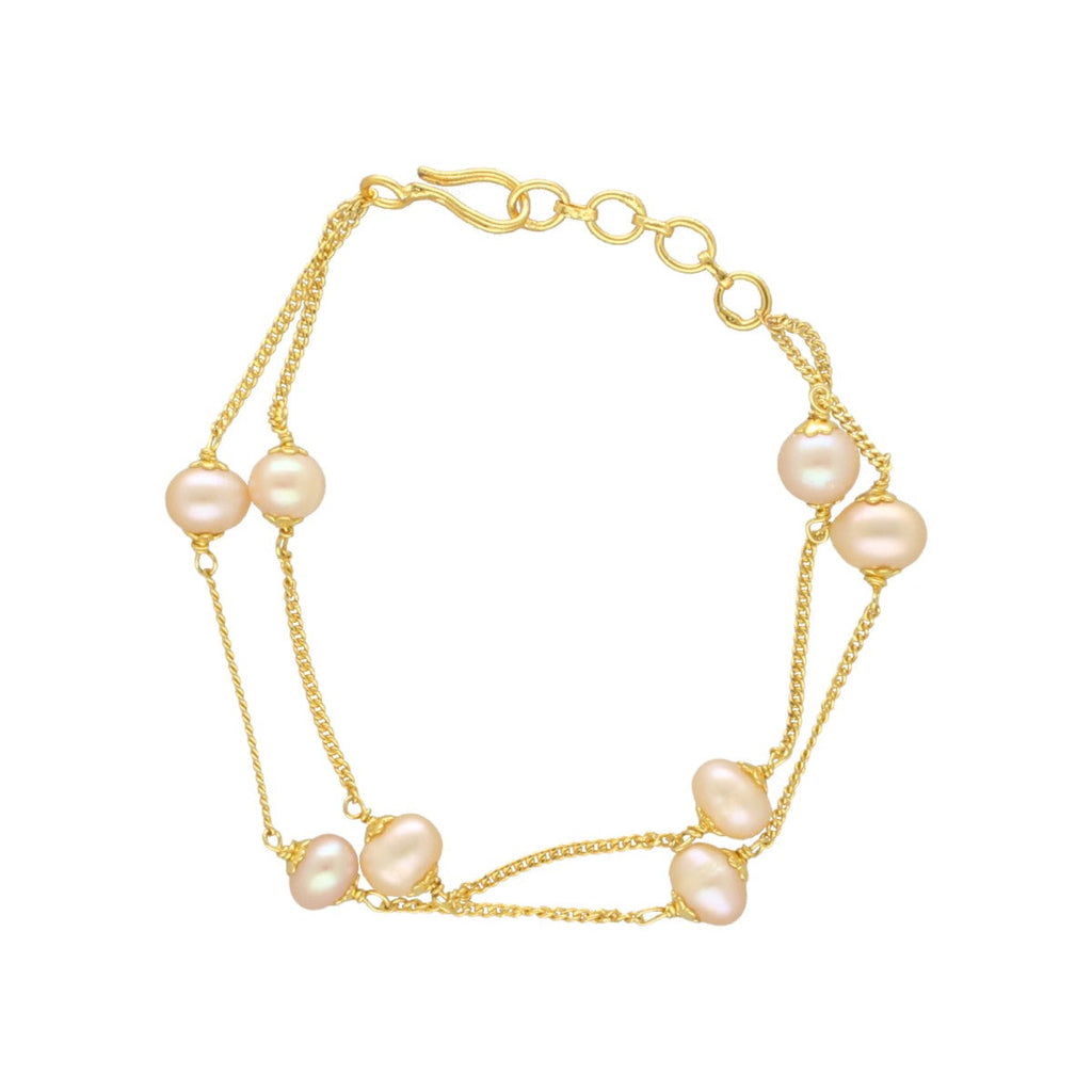 J Pearls Jeeval Pearl Bracelet - Distacart