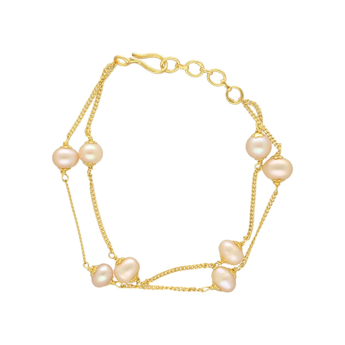 J Pearls Jeeval Pearl Bracelet - Distacart