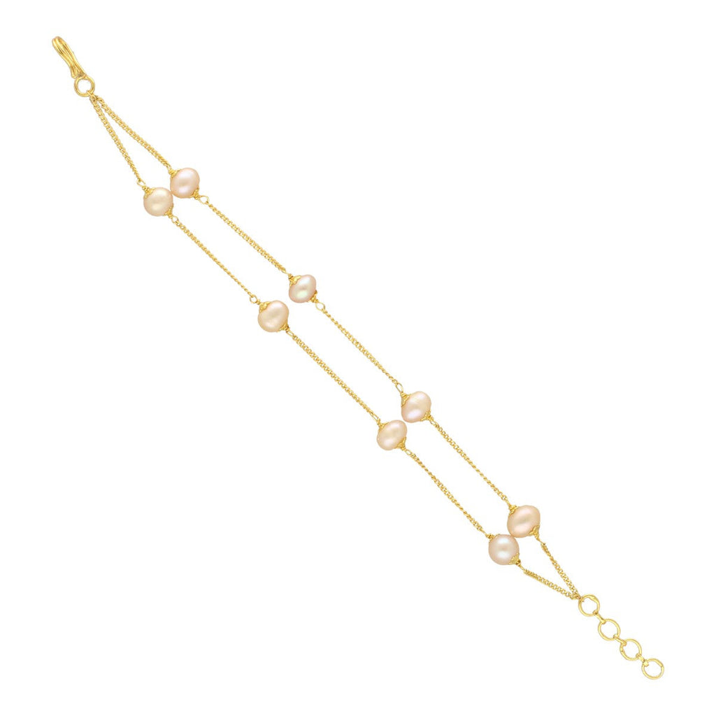 J Pearls Jeeval Pearl Bracelet - Distacart