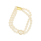 J Pearls Caralin Dual Line Pearl Bracelet - Distacart