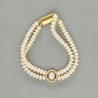 J Pearls Ovia Dual Line Pearl Bracelet - Distacart