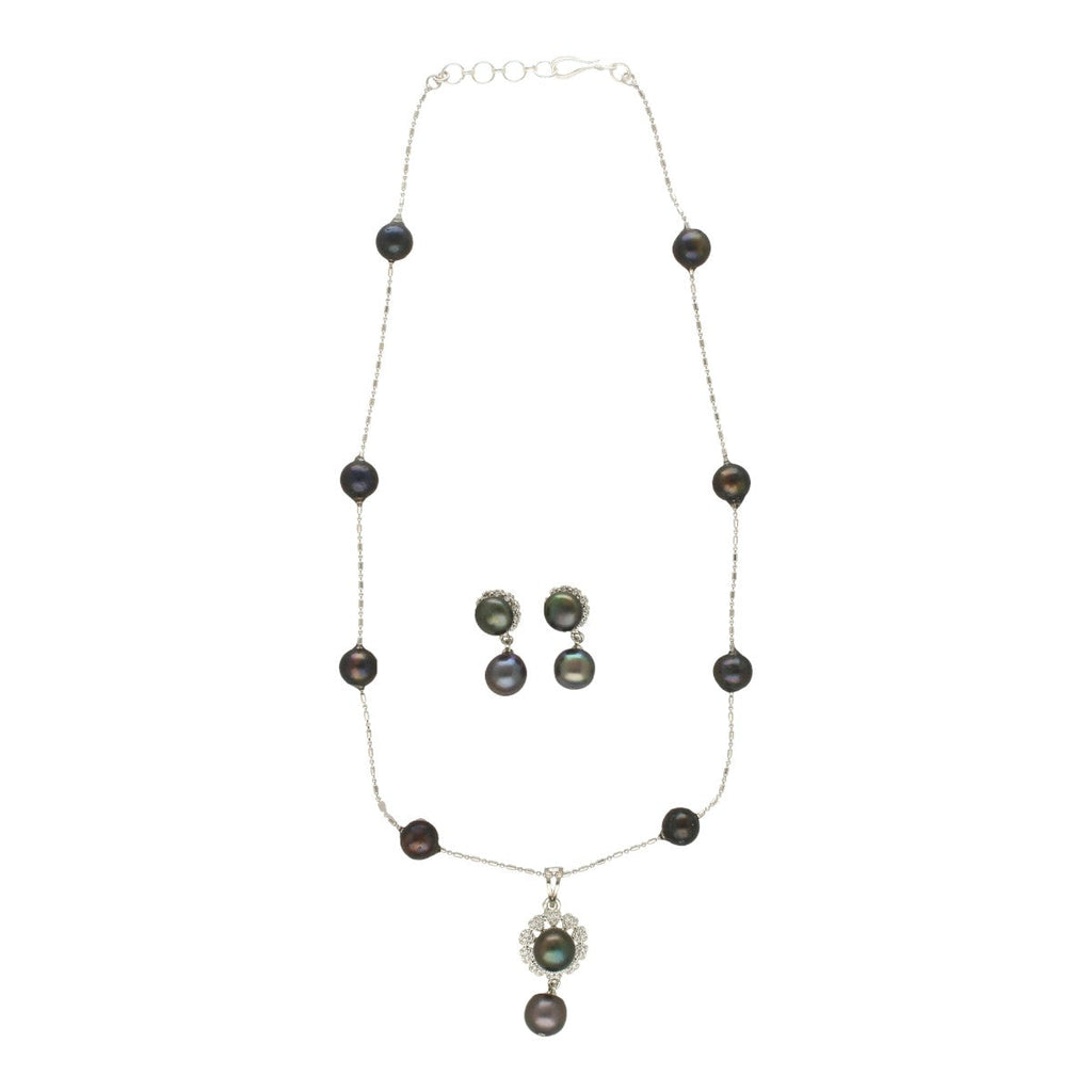 J Pearls Laris Pearl Pendant Set