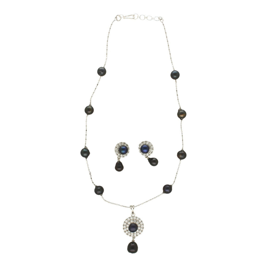 J Pearls Myla Pearl Pendant Set