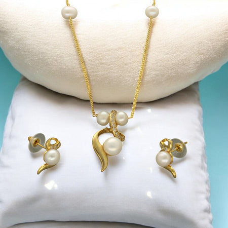 J Pearls Vivita Pearl Pendant Set