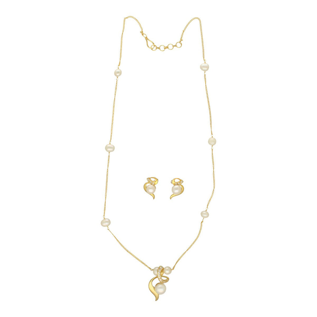 J Pearls Vivita Pearl Pendant Set