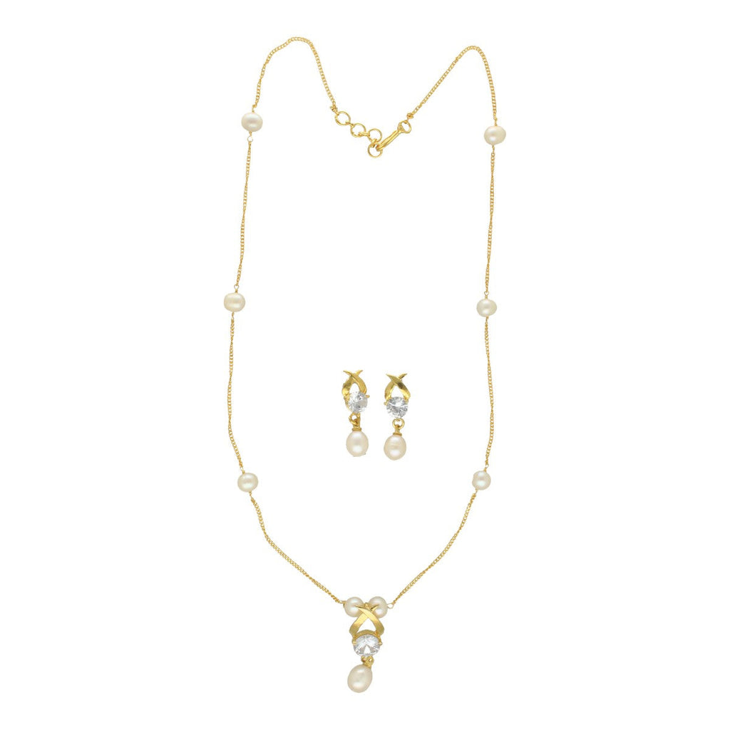 J Pearls Eira Pearl Pendant Set
