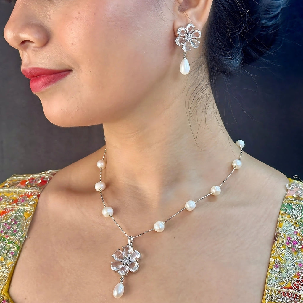 J Pearls Roye Pearl Pendant Set