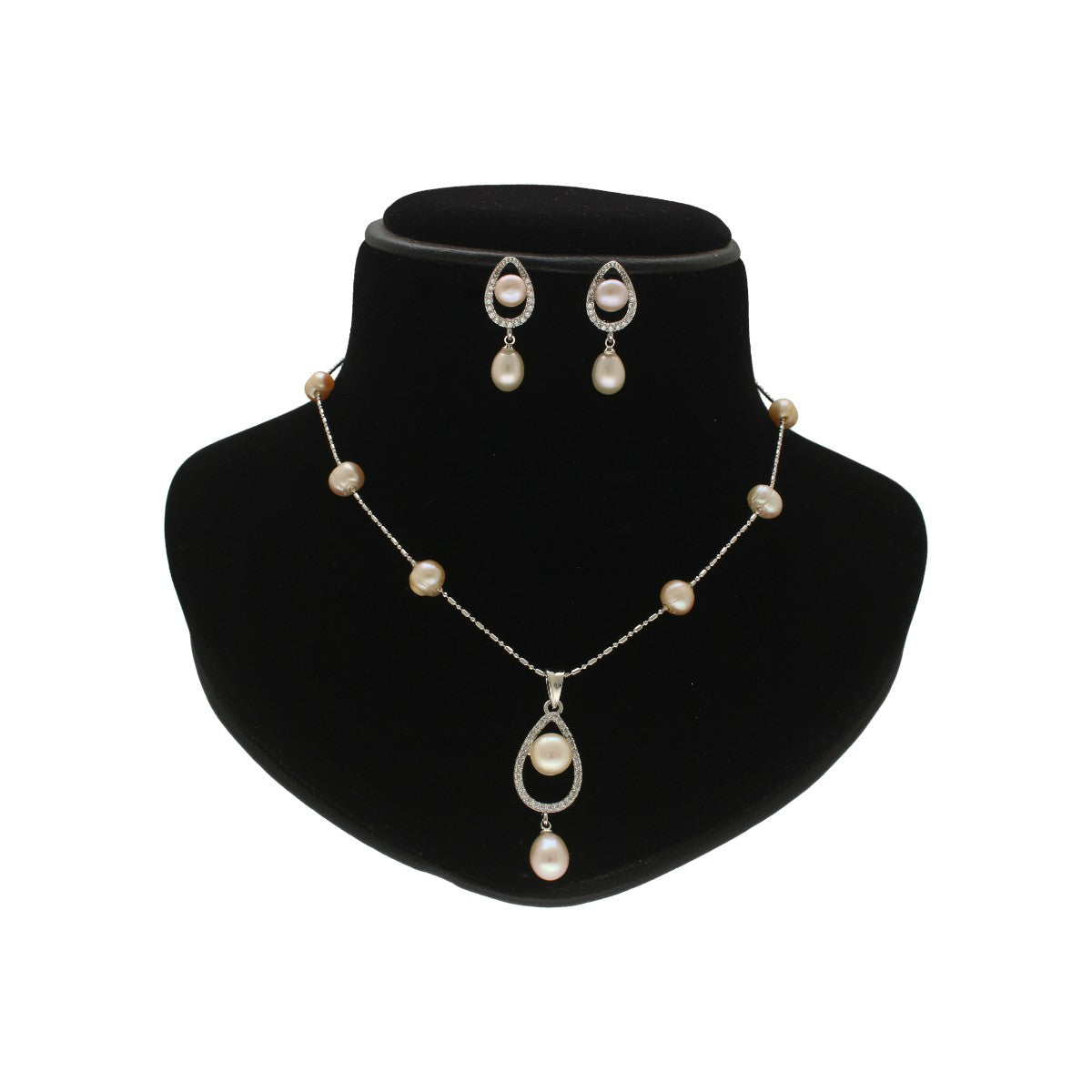 J Pearls Tasha Pearl Pendant Set
