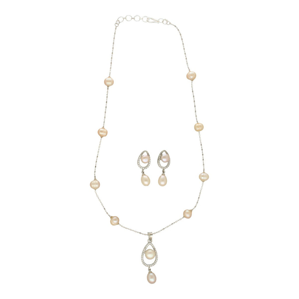 J Pearls Tasha Pearl Pendant Set
