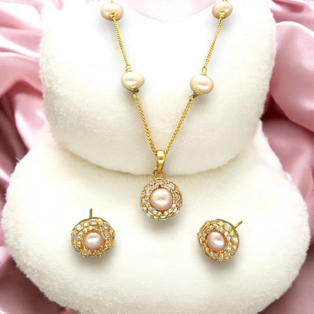 J Pearls Orvele Pearl Pendant Set