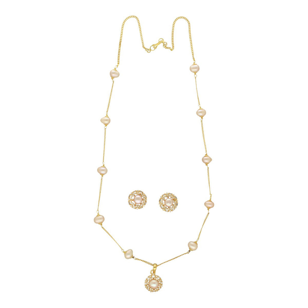 J Pearls Orvele Pearl Pendant Set