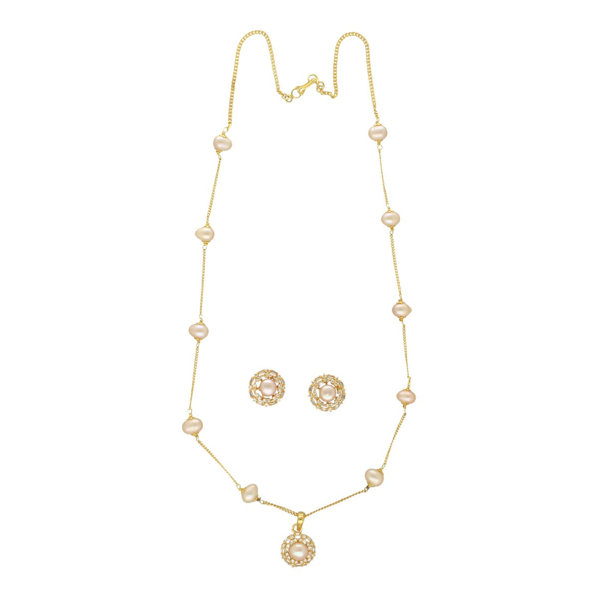 J Pearls Orvele Pearl Pendant Set