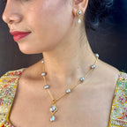 J Pearls Mehri Pearl Pendant Set