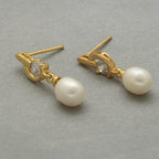 J Pearls Carina Pearl Earrings - Distacart