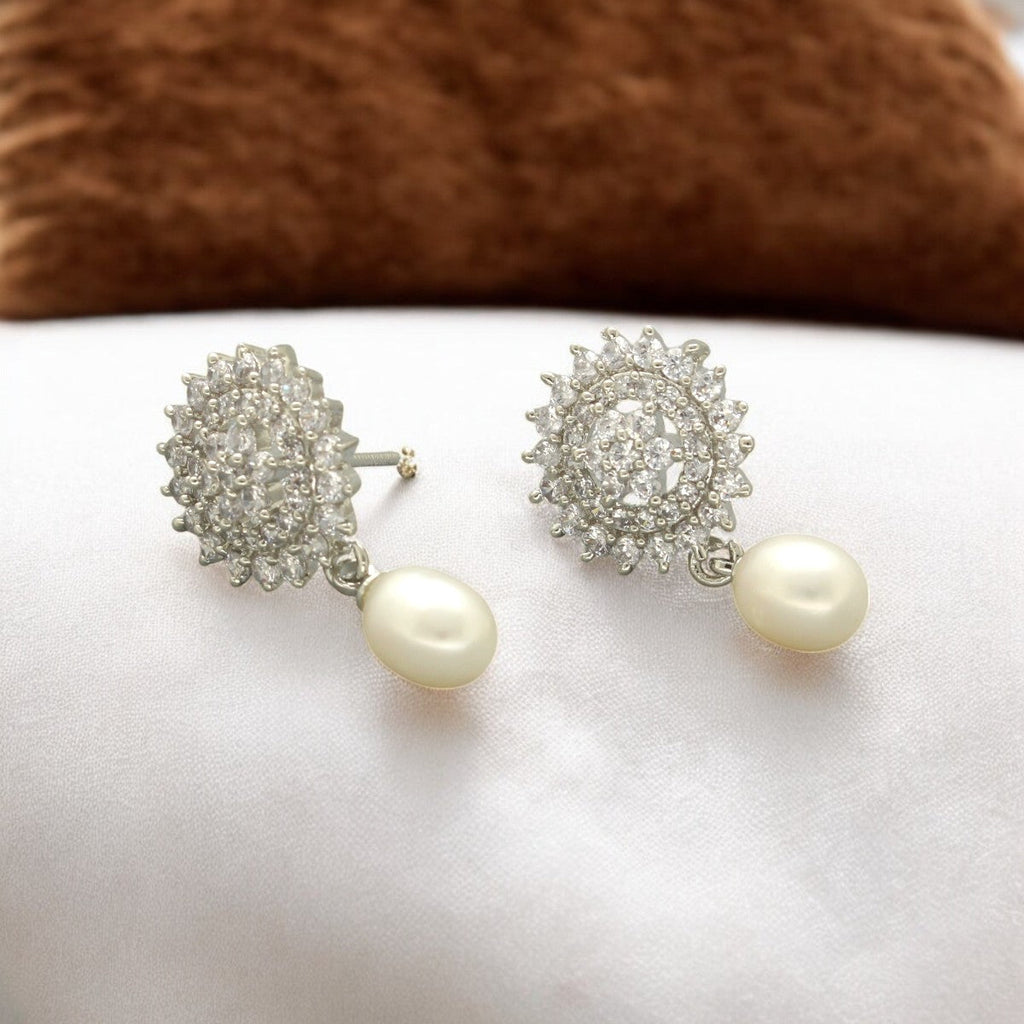 J Pearls Mirella Pearl Earrings - Distacart