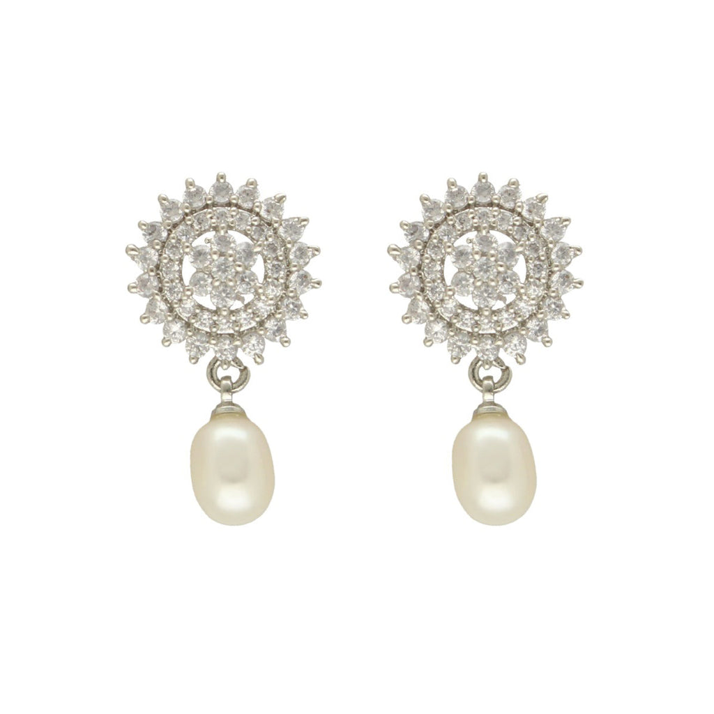 J Pearls Mirella Pearl Earrings - Distacart