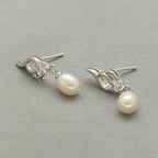 J Pearls Whril Pearl Earrings - Distacart