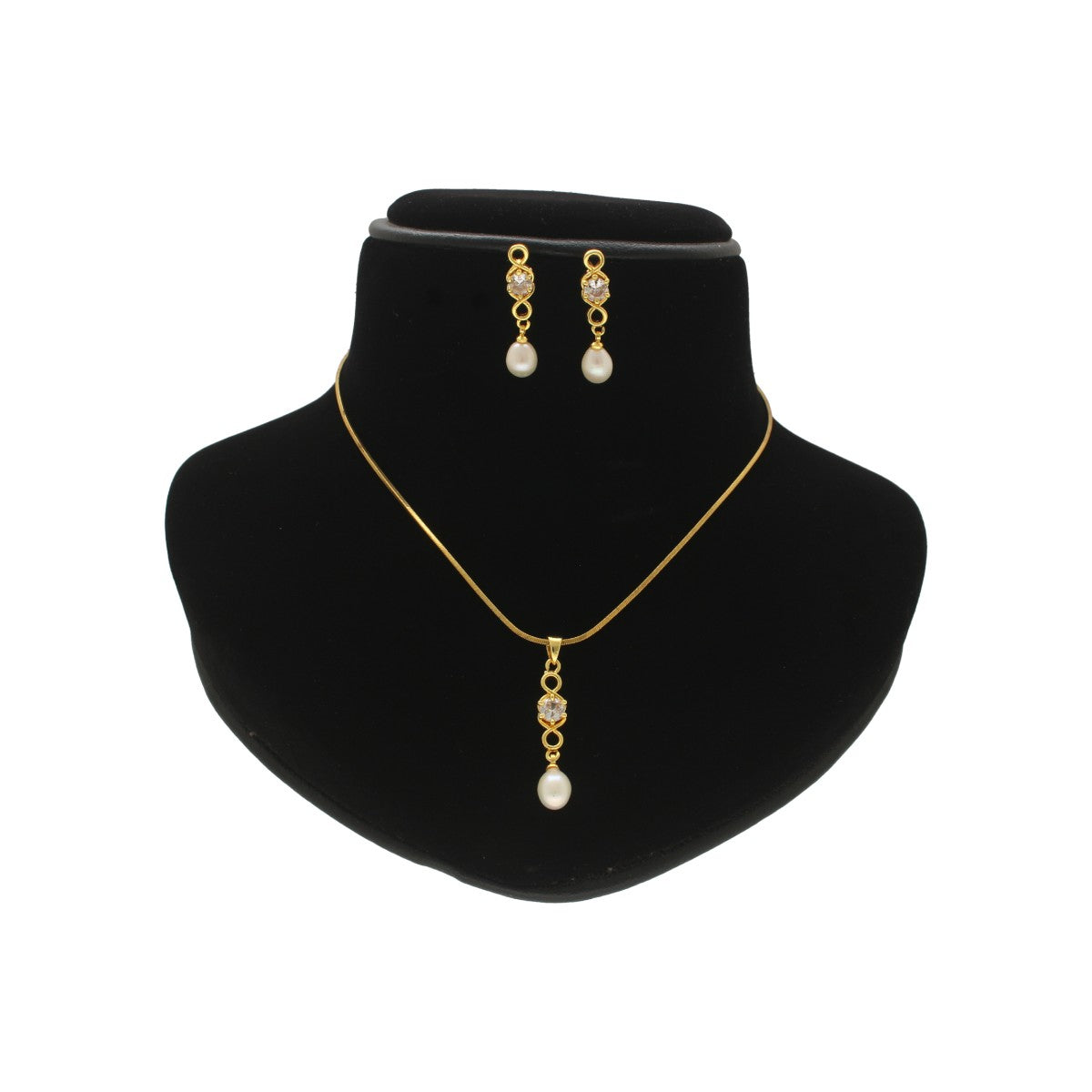 J Pearls Elora Pearl Pendant Set