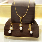 J Pearls Trellis Pearl Pendant Set