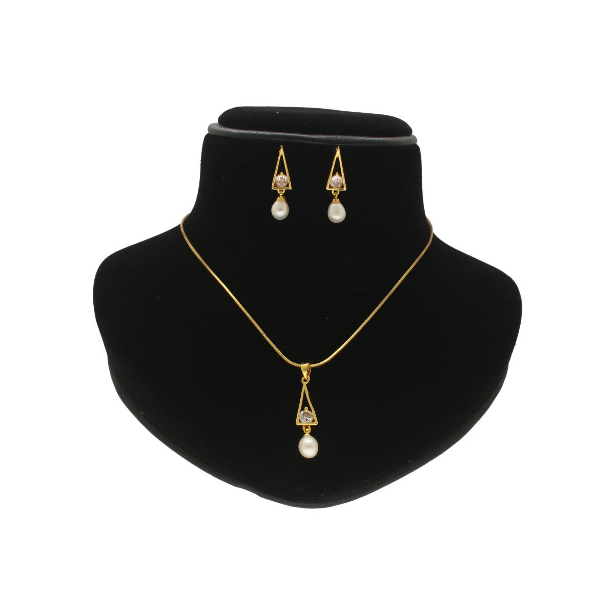 J Pearls Trellis Pearl Pendant Set
