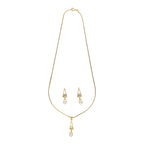 J Pearls Trellis Pearl Pendant Set