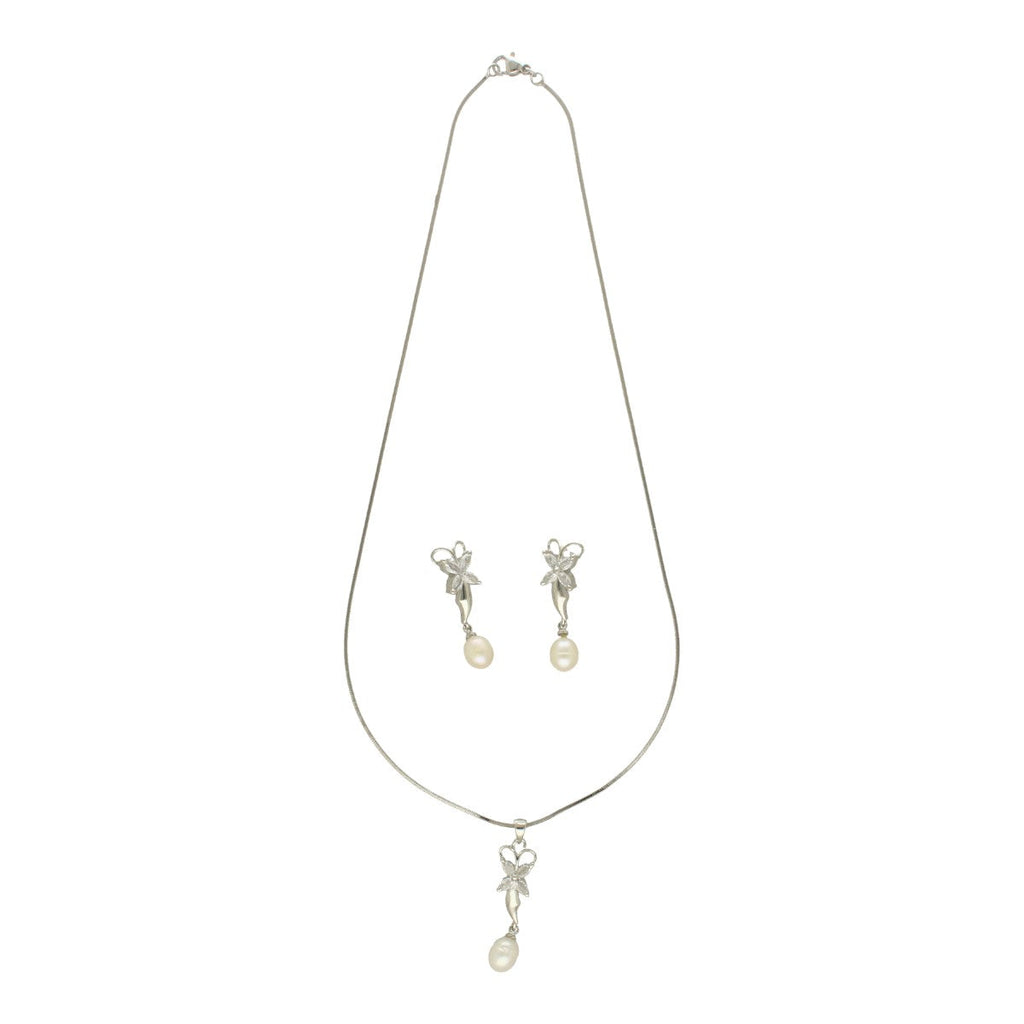 J Pearls Mylah Pearl Pendant Set