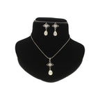 J Pearls Flora Pearl Pendant Set
