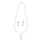 J Pearls Flora Pearl Pendant Set
