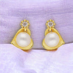 J Pearls Elegance Combo Of 4Pair Earrings - Distacart