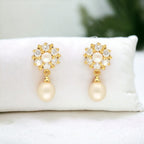 J Pearls Elegance Combo Of 4Pair Earrings - Distacart