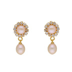 J Pearls Qushi 1 Line Button Pearl Set - Real Pearl Jewelry - Distacart