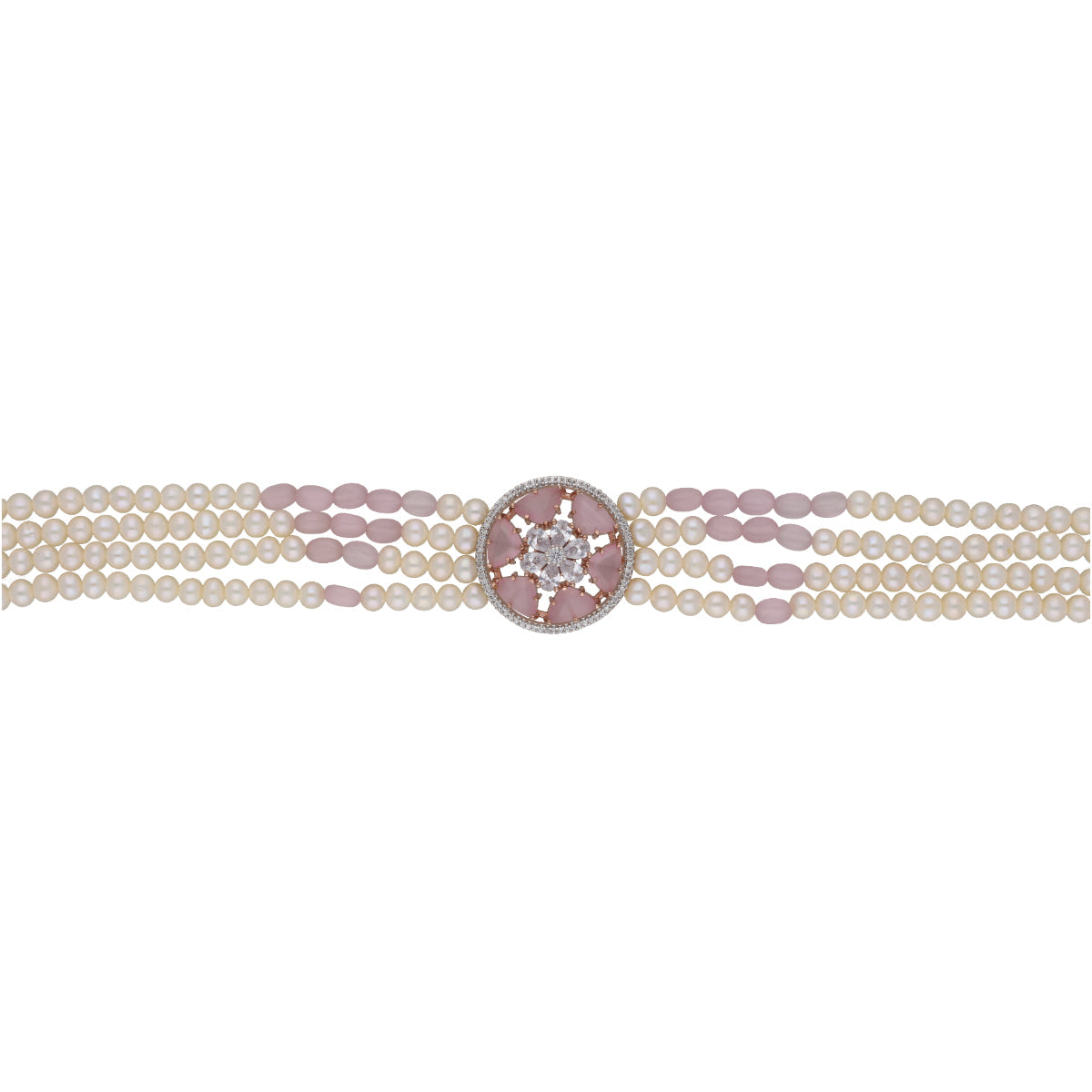 J Pearls Gajara Pearl Choker - Real Pearl Jewelry - Distacart