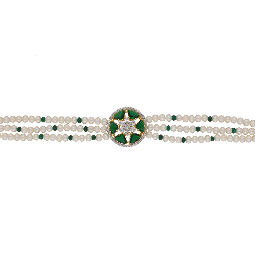 J Pearls Haarshini Pearl Choker - Real Pearl Jewelry - Distacart
