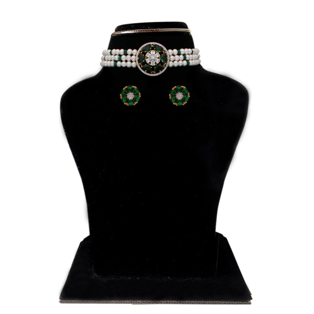 J Pearls Haarshini Pearl Choker - Real Pearl Jewelry - Distacart