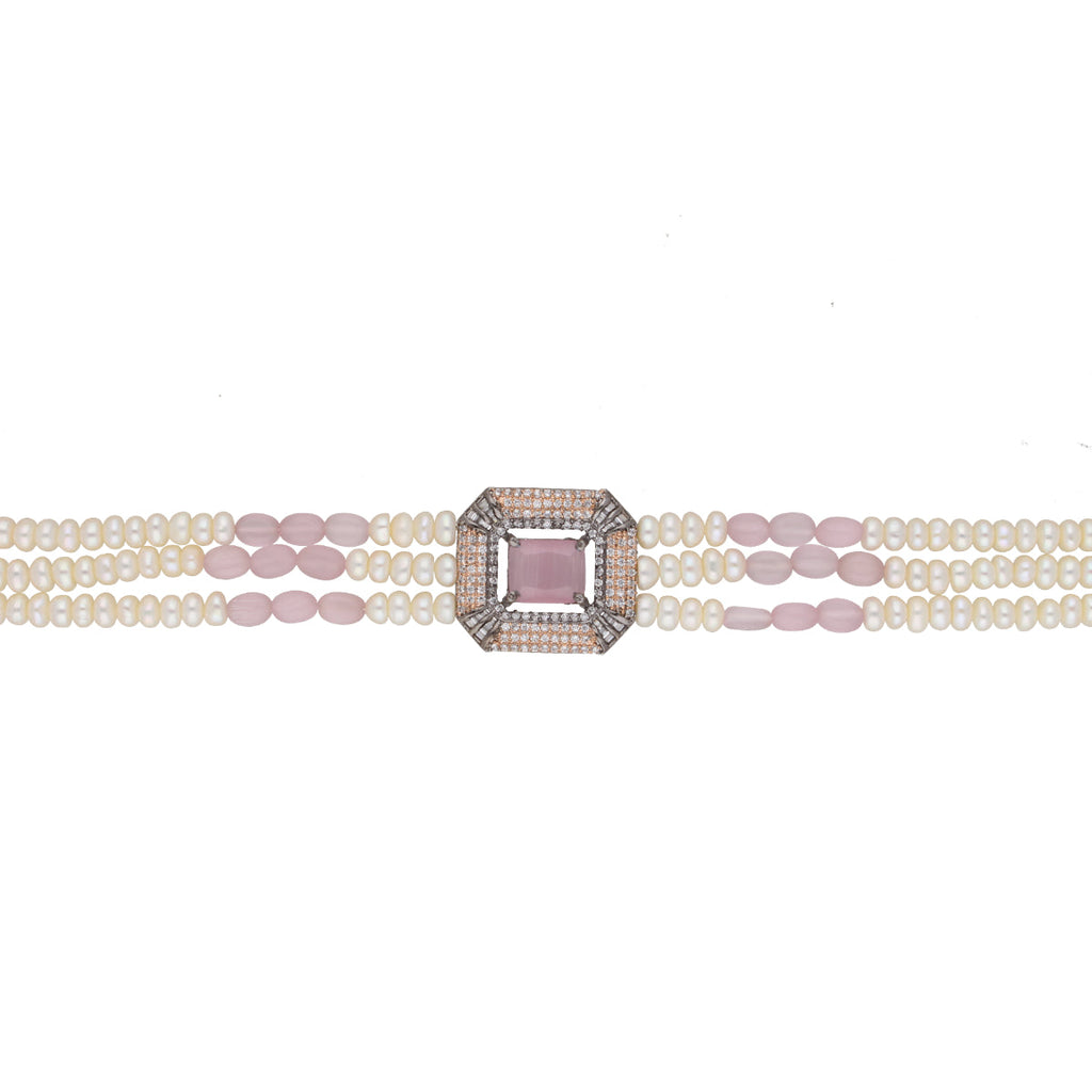 J Pearls Jaagruthi Pearl Choker - Real Pearl Jewelry - Distacart