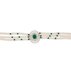 J Pearls Lipika Pearl Choker - Real Pearl Jewelry - Distacart