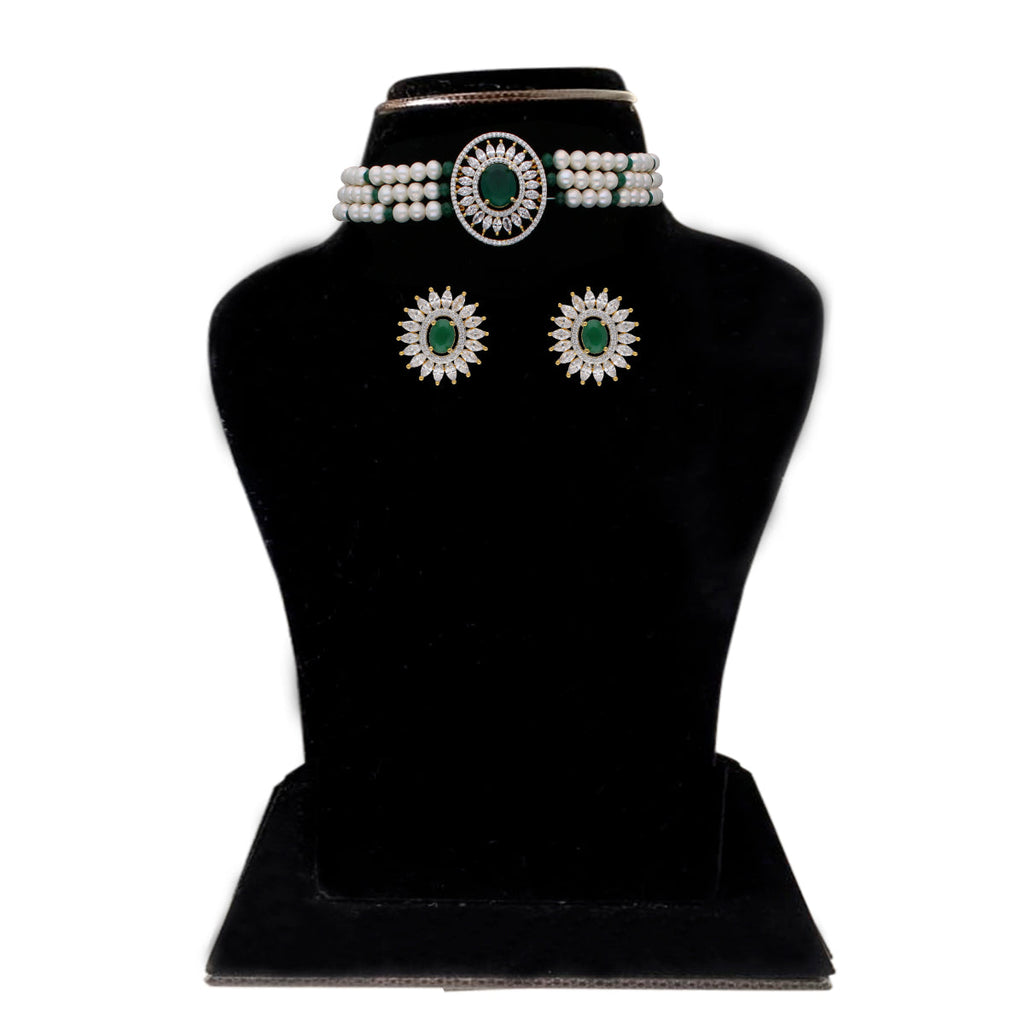 J Pearls Lipika Pearl Choker - Real Pearl Jewelry - Distacart