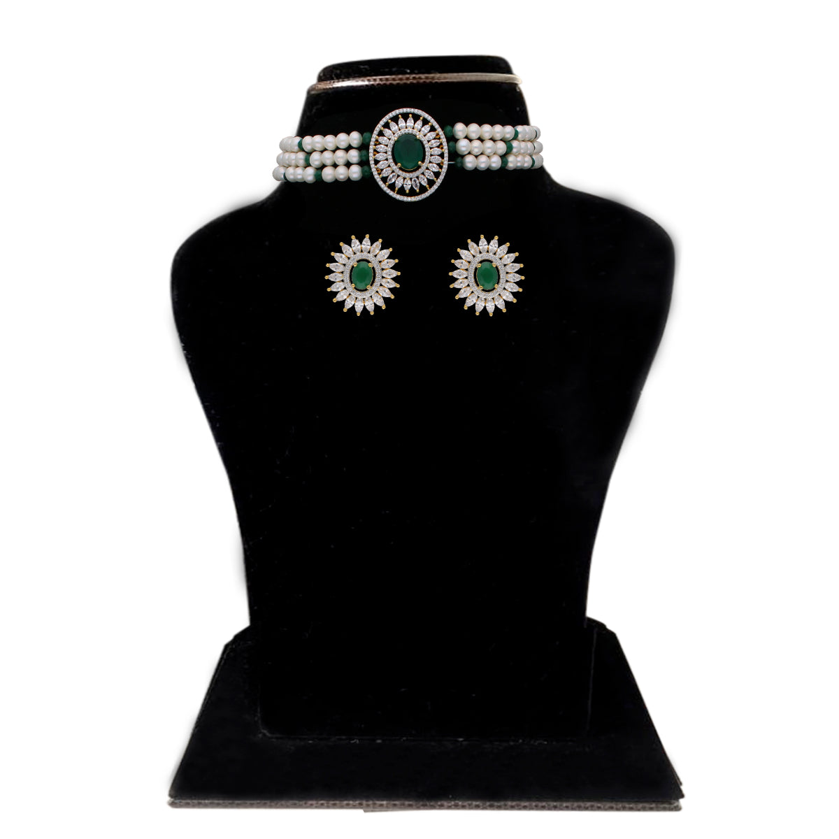 J Pearls Lipika Pearl Choker - Real Pearl Jewelry - Distacart