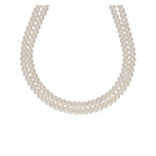 J Pearls Eeshani 2 Lines Pearl Necklaces - Real Pearl Jewelry - Distacart